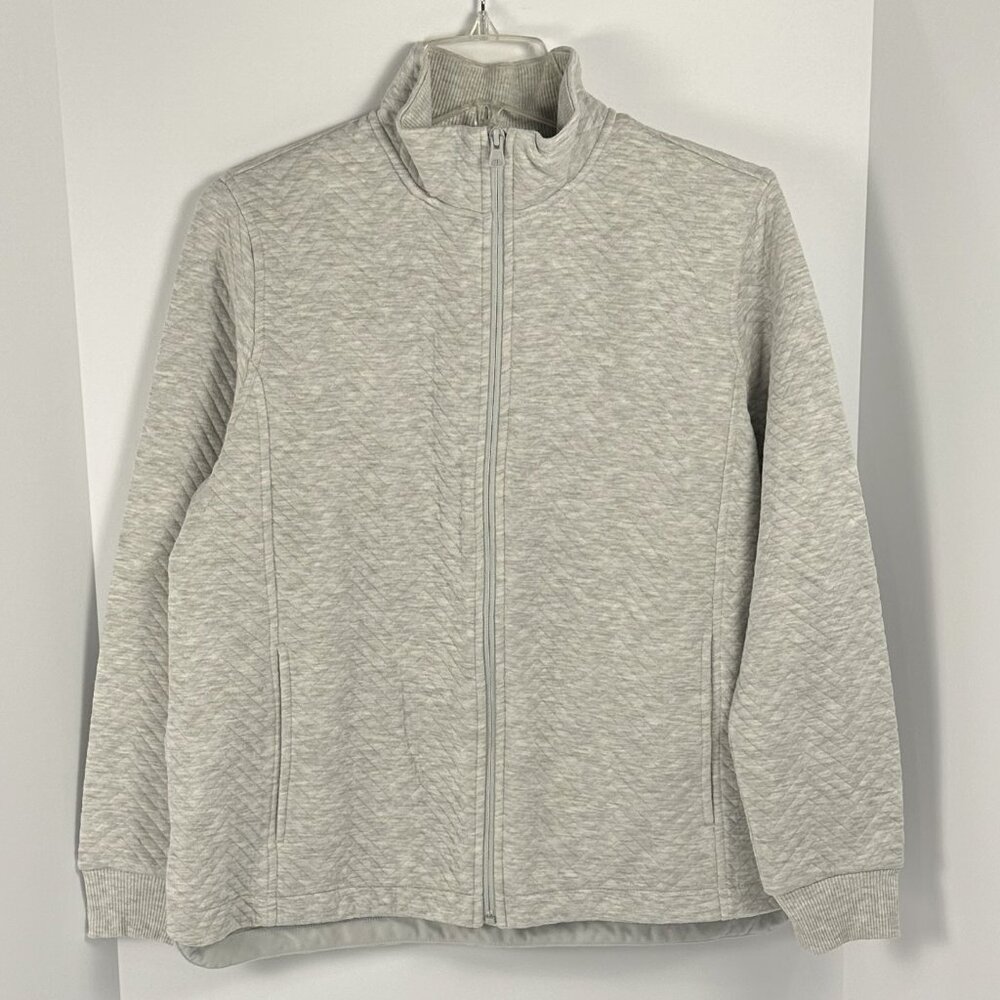 Land's End Full Zip Mock Neck Jacket